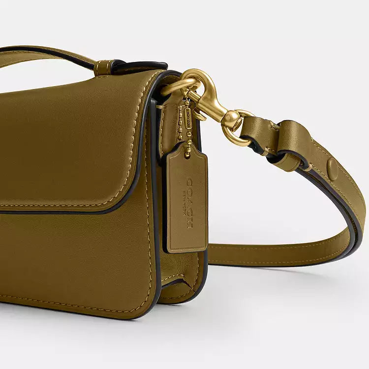 PREORDER BOXED COACH New York Elora Top Handle Crossbody Bag-Olive