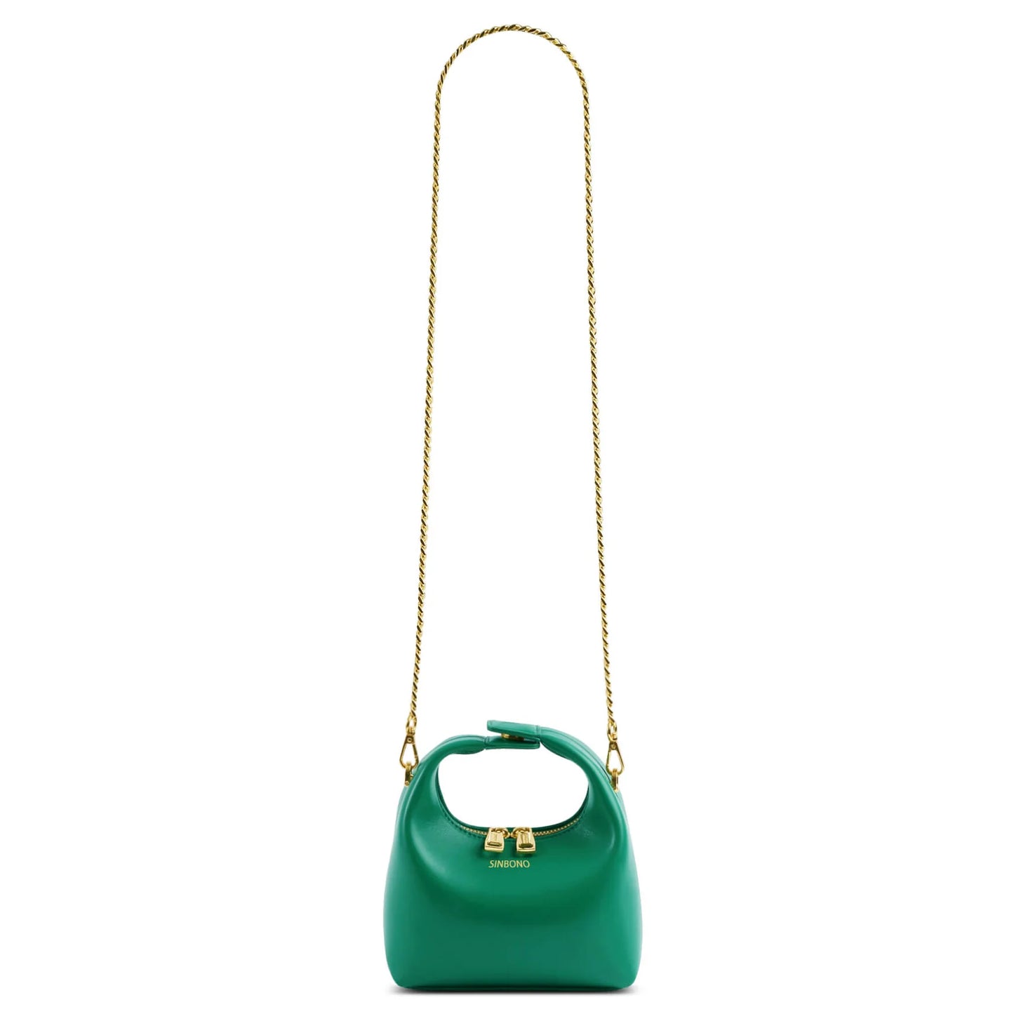 BOXED Sinbono Vienna Mini Top Handle Crossbody Bag - Green