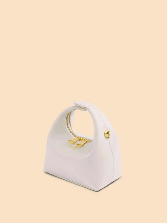 BOXED Sinbono Vienna Mini Top Handle Crossbody Bag -Ivory