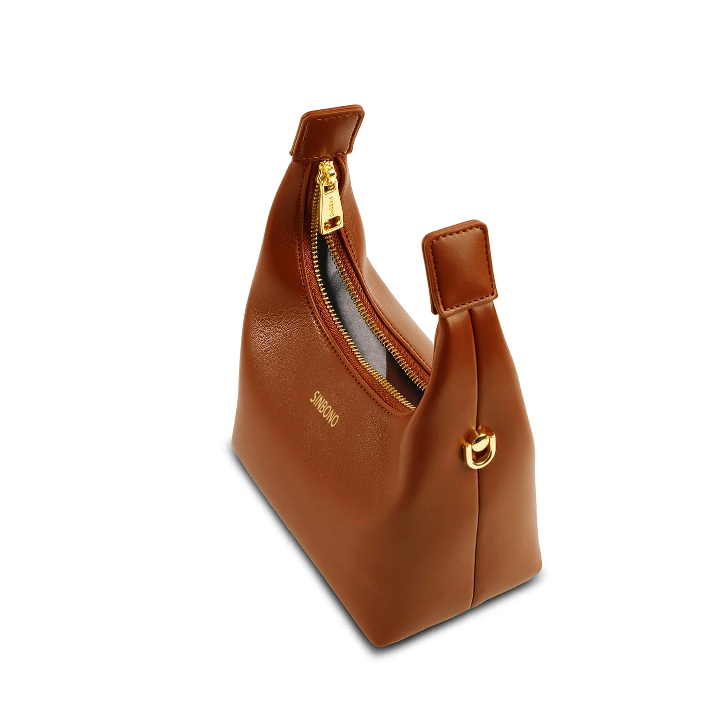 BOXED Sinbono Vienna Medium Top Handle Crossbody Bag - Brown