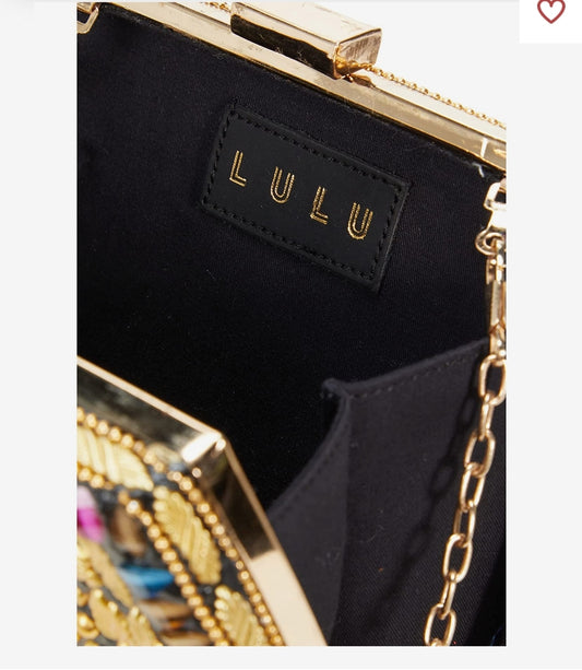 Kuku Square Studded Multi Clutch purse - Premium from House of Glitz - Just $38500.00! Shop now at House of Glitz