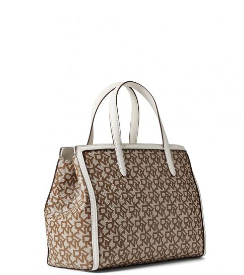 DKNY Banks Satchel bag -Chino/White - Premium from House of Glitz - Just $82500.00! Shop now at House of Glitz