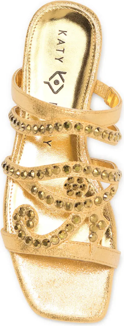 Katy Perry Anat Metallic Microsuede Flat Slippers - Premium from House of Glitz - Just $36500.0! Shop now at House of Glitz