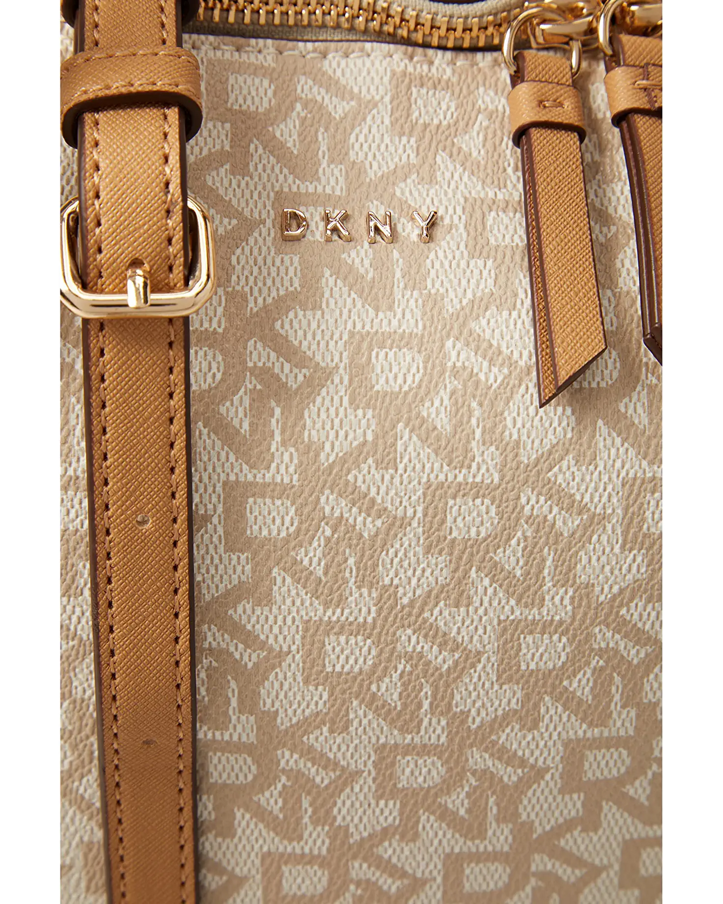 DKNY Bryant Medium Dome Satchel bag-Logo/Latte - Premium from House of Glitz - Just $78000.00! Shop now at House of Glitz