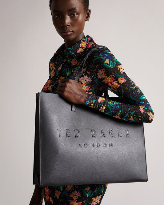 Ted Baker Sukicon Xlarge tote-Matte Black (