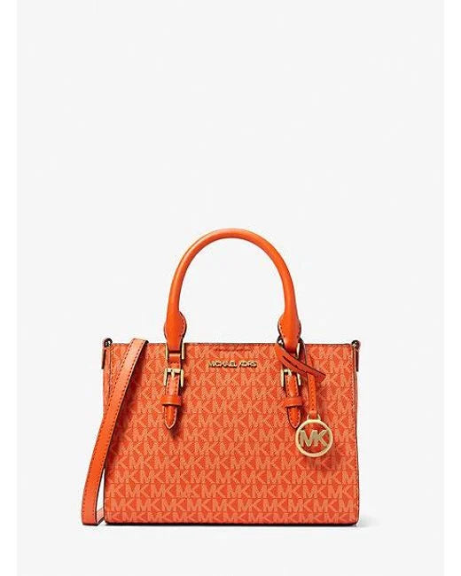 Michael Kors Small Charlotte  2 in 1 Tote bag -Orange