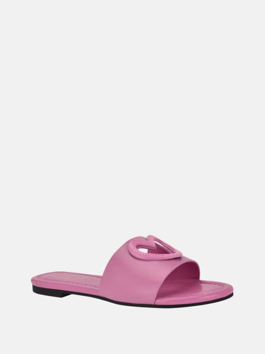 Guess lavvia heart Slippers -pink