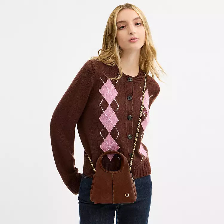 PREORDER BOXED COACH Lana 19 shoulder bag - Brown