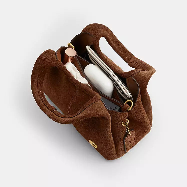 PREORDER BOXED COACH Lana 19 shoulder bag - Brown