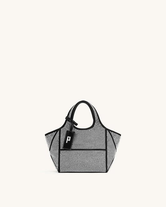 PREORDER BOXED JW PEI Eliana Artificial Crystal Mini Tote Bag - Anthracite