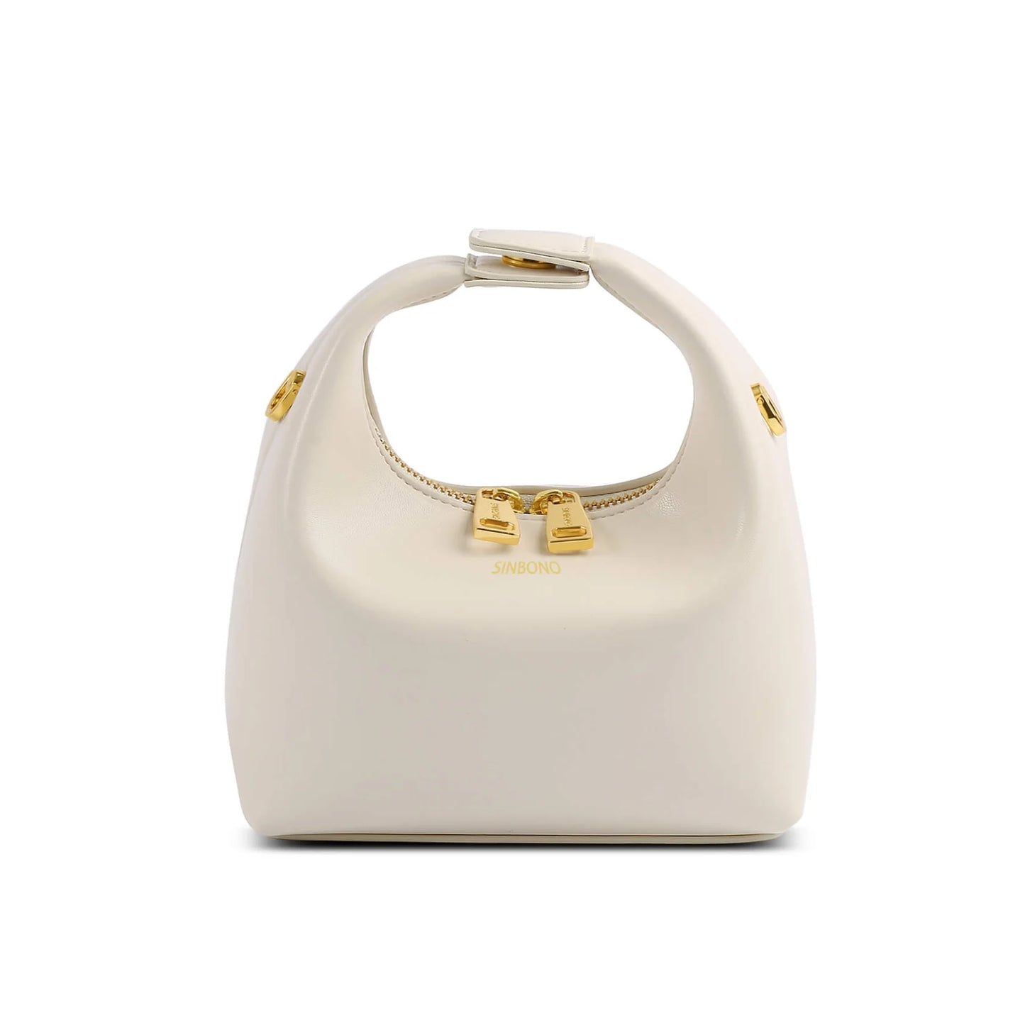 BOXED Sinbono Vienna Mini Top Handle Crossbody Bag -Ivory