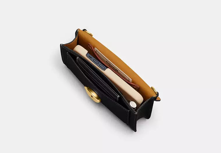 BOXED Coach Tabby Crossbody Wristlet bag -Black