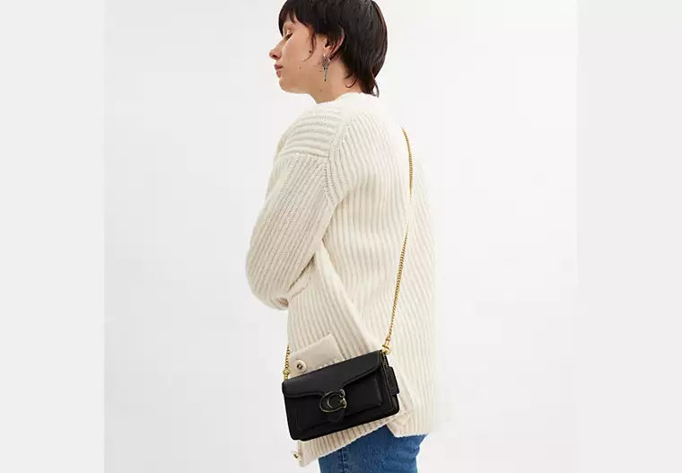 BOXED Coach Tabby Crossbody Wristlet bag -Black