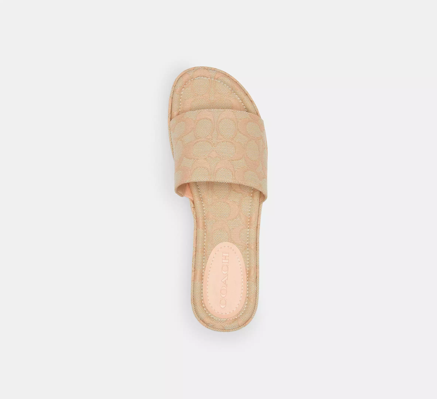 COACH Eloise Slippers In Signature Jacquard-Blush