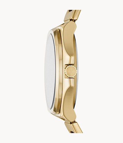 Fossil Male Evanston Multifunction Gold-Tone Stainless Steel Watch - Premium  from House of Glitz  - Just $80000.00! Shop now at House of Glitz 