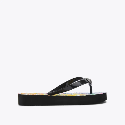 KG Kensington flip flop slippers-Black