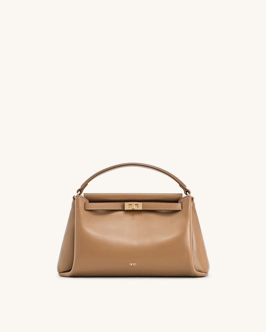 PREORDER BOXED JW PEI Carmen Top Handle Bag - Brown