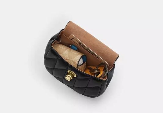 PREORDER Coach Turnlock Card Case crossbody bag- Canvas