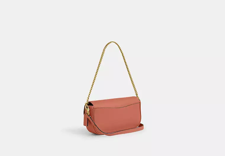 COACH Brook flap crossbody bag -Peach