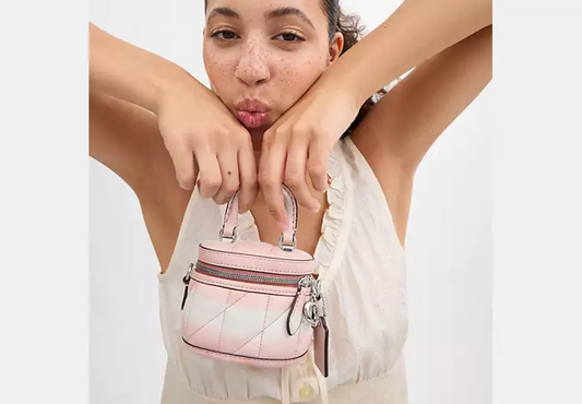 Coach Trail Micro Crossbody Bag 12 With Quilting And Tie Dye