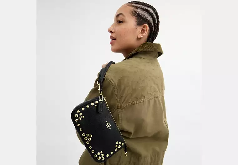 COACH Nolita 19 Mini bag With Rivets-Black