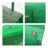 Dasein Green Bling Top Handle Clutch Bag - Premium  from House of Glitz  - Just $35000.00! Shop now at House of Glitz 