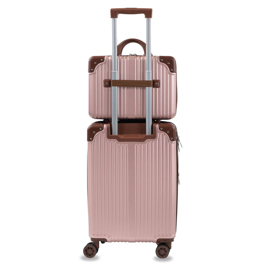 Puíche Trésor Carry-on Vanity Trunk Luggage, Set of 2 -Rose - Premium  from House of Glitz  - Just $165000.00! Shop now at House of Glitz 
