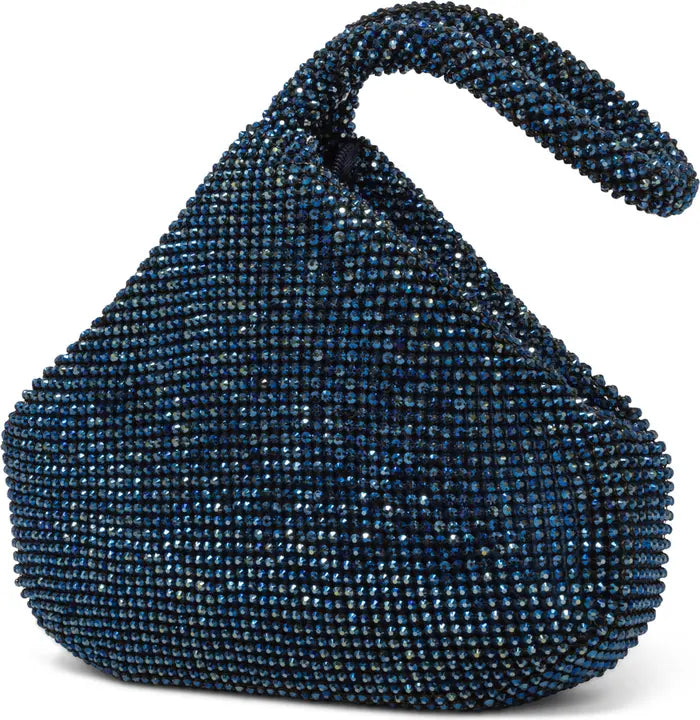 Staci Embellished Clutch Purse-Navy - Premium  from House of Glitz  - Just $35000.00! Shop now at House of Glitz 
