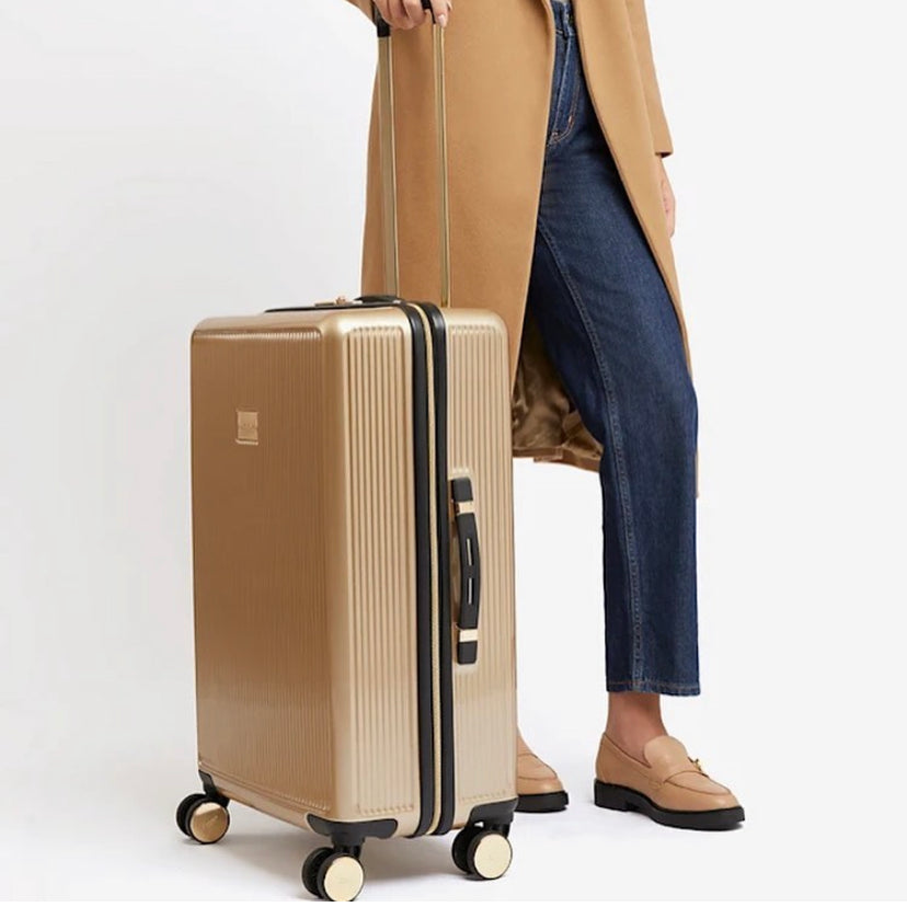 Dune Pale Gold Tolive luggage - Premium  from House of Glitz  - Just $85500.00! Shop now at House of Glitz 